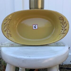 New Cerutil Stoneware Yellow Oblong Cookware Bakeware Dish P 797 497 Portugal